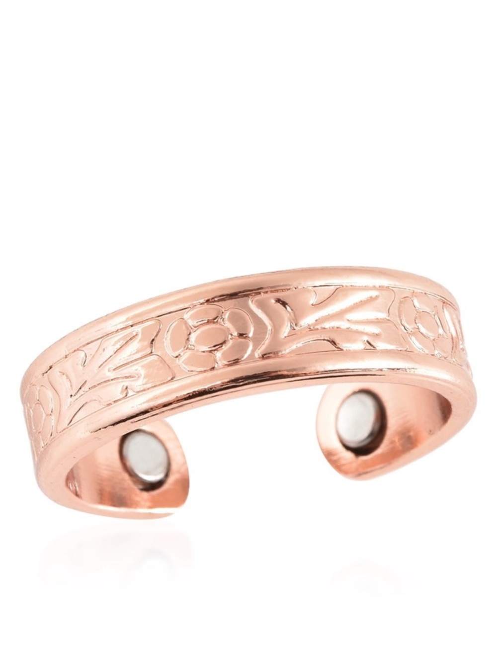 Open Shank Floral Magnetic Ring